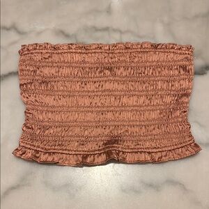 Free People Rust Crop Top